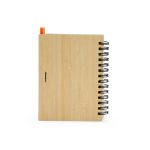 Bloco de Anotações Bambu com Caneta Personalizado BA