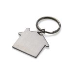 Chaveiro Casa de Metal Plaquinha Personalizado