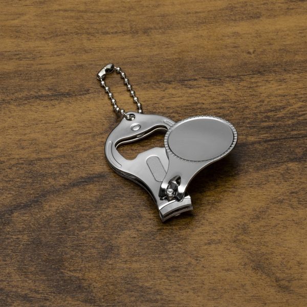 Chaveiro Cortador de unha Abridor Garrafa