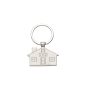 Chaveiro de metal formato casa personalizado