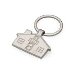 Chaveiro de metal formato casa personalizado para brindes.2