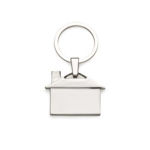 Chaveiro metal formato casa personalizado para brindes