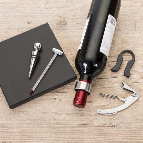 Kit Vinho 5 Peças Personalizados Kit Vinho Personalizados