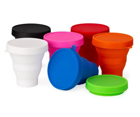 Copo Personalizado Retrátil Silicone 200ml