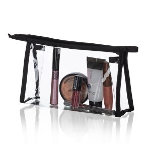 necessaire transparente personalizada com logo