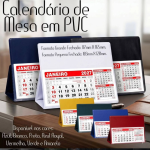 calendario de mesa personalizado 2027 PVC