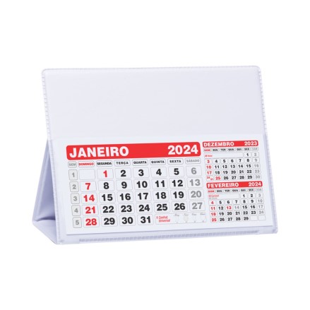 calendário de mesa personalizado 2024