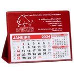 calendário de mesa personalizado 2024 PVC