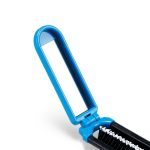 Escova Com Espelho Personalizado COR AZUL FRENTE
