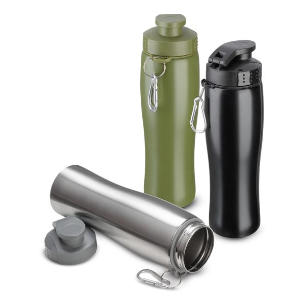 Garrafa Aço Inox Com Mosquetao Personalizada