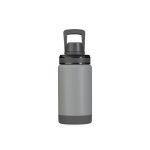 Garrafa Térmica 400ml Personalizada No Atacado CINZA