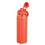 Garrafa com suporte para celular personalizada COR LARANJA