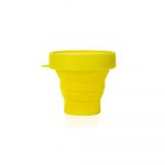 Copo Retrátil de Silicone 150ml Personalizado COR AMARELO