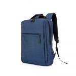 Mochila de Nylon 31L USB Personalizada cor azul