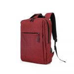 Mochila de Nylon 31L USB Personalizada cor vermelha