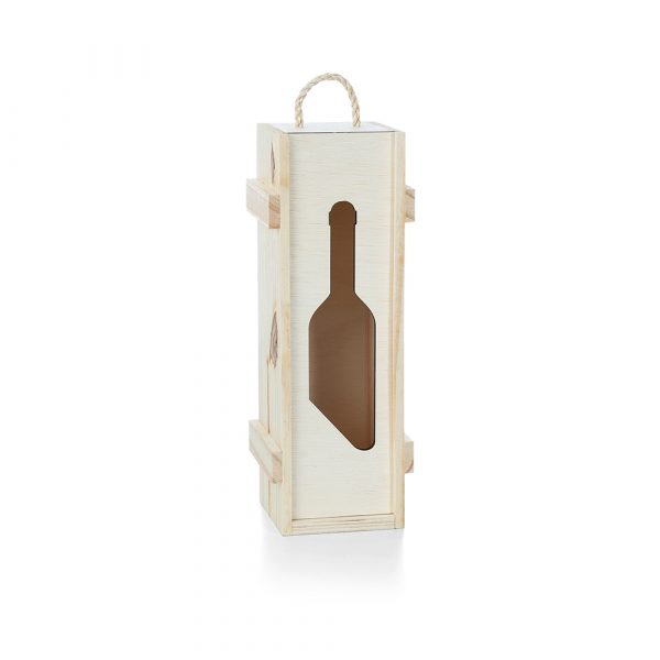 Porta Vinho de Madeira Personalizado