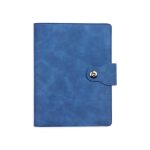 Caderno Fichário PU Personalizado AZUL