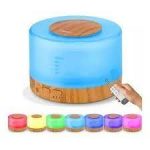 Difusor Aromatizador Umidificador Ultrassônico Madeira Personalizado