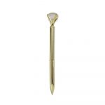 Caneta Metal Diamante Personalizada DOURADA