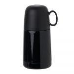 Garrafa Térmica 250ml Personalizada cor inox cor preta