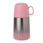 Garrafa Térmica 250ml Personalizada cor rosa