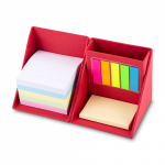 Bloco de Anotação Cubo em Papelão Personalizado cor vermelha