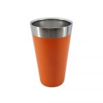 Copo Térmico Personalizado de Inox 473ml cor laranja