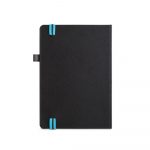 Agenda Personalizada 2023 tipo moleskine com elastico azul1