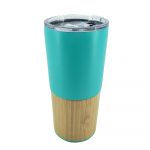 Copo Térmico Bambu 600ml Personalizado cor verde