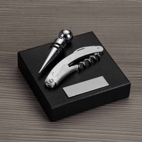 Kit Vinho Com Duas Peças Personalizado Com Logo Brinde Corporativo Personalizado