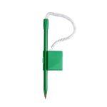 Caneta Balcão Plástica Personalizada VERDE