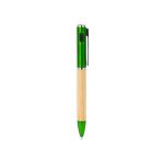 Caneta Bambu Com Lanterna Personalizada VERDE