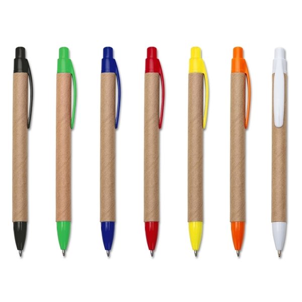 Caneta Ecológica de Papelão Personalizada com logotipo Caneta Ecológica Personalizada