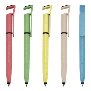 Canetas de Fibra de Bambu com Logo,