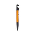 Caneta Plástica Multifunções Personalizada LARANJA