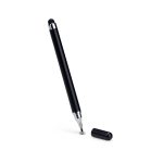 Caneta Plástica Touch 2 em 1 Personalizada preto