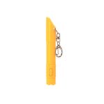 Caneta Plástica com Lanterna e Apito Personalizada AMARELA