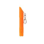 Caneta Plástica com Lanterna e Apito Personalizada LARANJA