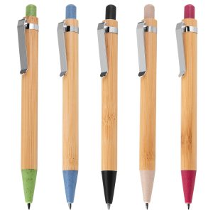 Caneta de Bambu Personalizada