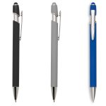 Caneta metálica com touch screen personalizada0