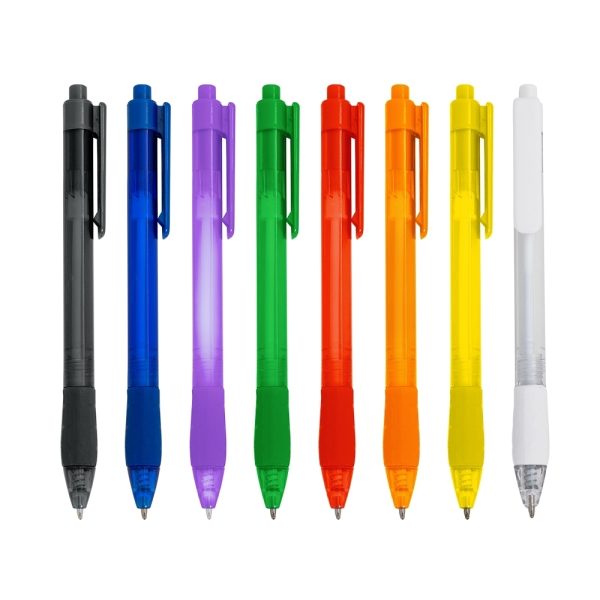 Caneta plástica com logo para empresas canetas personalizadas