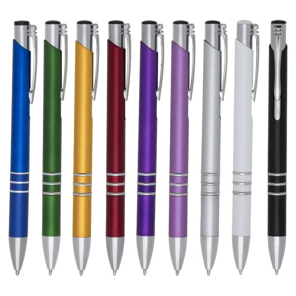 Canetas de plástico gravadas com logotipo Canetas personalizadas de plástico