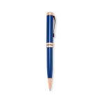 Canetas personalizadas de luxo AZUL COM DOURADO RJ