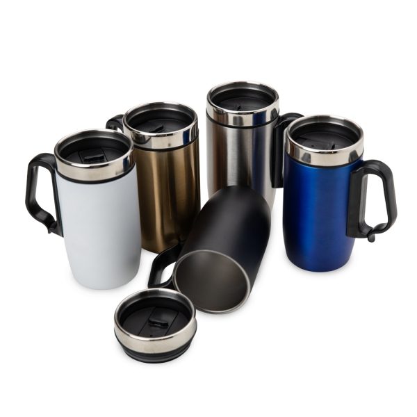 Caneca Inox Parede Dupla 250 ml Personalizada para Brindes. Caneca Inox personalizada