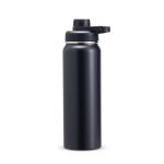 garrafa térmica inox 850ml personalizada PRETA FOSCA