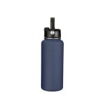 garrafa térmica inox personalizada 950ml AZUL LADO