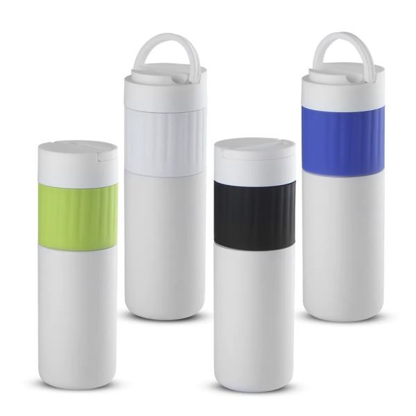 Brindes Corporativos Garrafa Térmica 500ml com Suporte para Celular Personalizada Garrafa Térmica 500ml com Suporte para Celular Personalizada