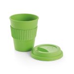 Copo de viagem com tampa em fibra de bambu personalizado4