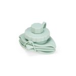 Garrafa Dobrável Silicone Personalizada Verde