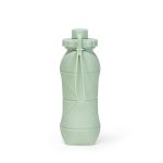 Garrafa Dobrável Silicone Personalizada Verde CE
